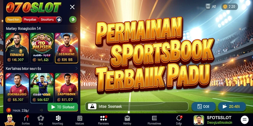 Tampilan gameplay menampilkan taruhan olahraga yang menarik dan menegangkan.