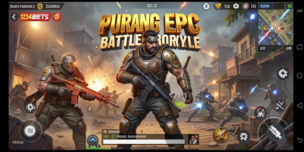 Gameplay seru dan mendebarkan di 1234BETS battle royale.