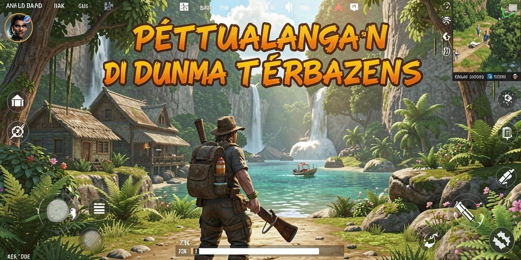 Tampilan gameplay yang menakjubkan dalam dunia terbuka 73K.