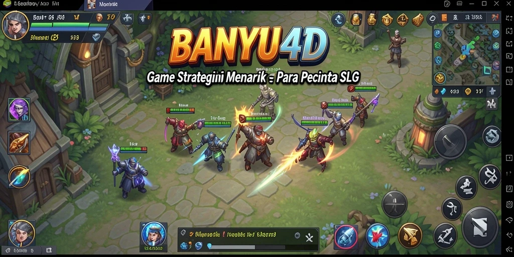 Tangkapan layar menampilkan aksi strategi seru di BANYU4D.