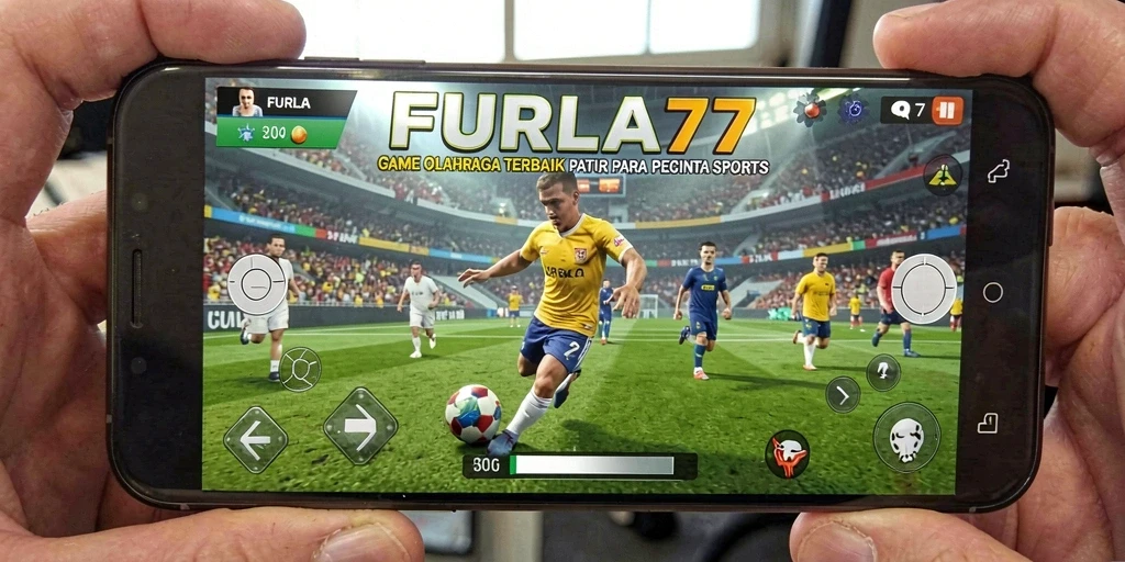 Tampilan gameplay FURLA77 yang menarik di lapangan olahraga.