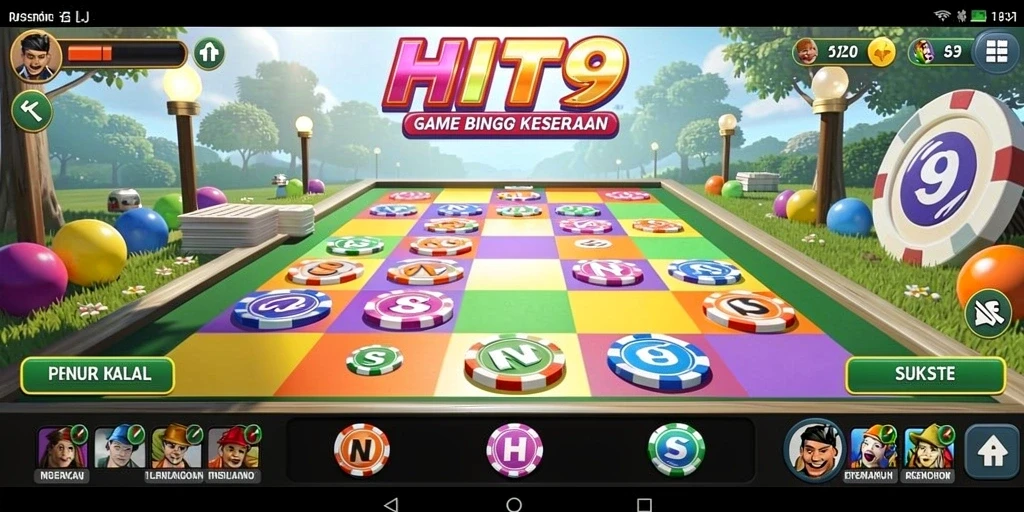 Tampilan gameplay seru dari HIT9 dalam permainan Bingo.