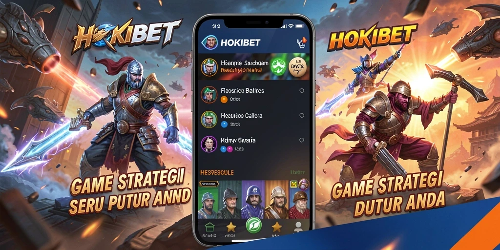 Tampilan seru gameplay HOKIBET menunjukkan pertarungan strategi yang mendebarkan.