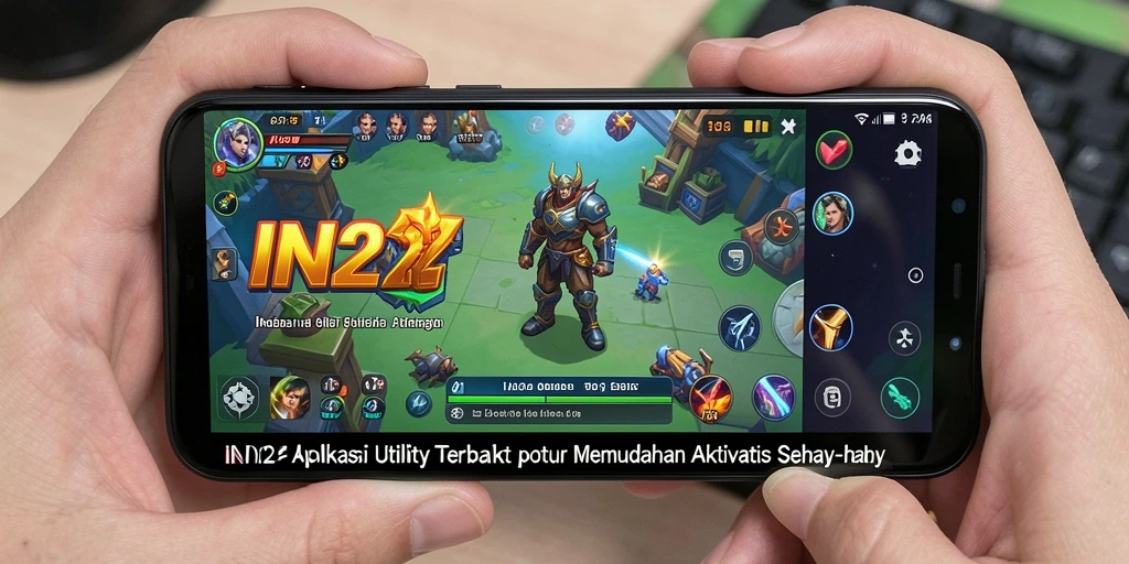 Tampilan aplikasi IN22 yang menarik dan fungsional.