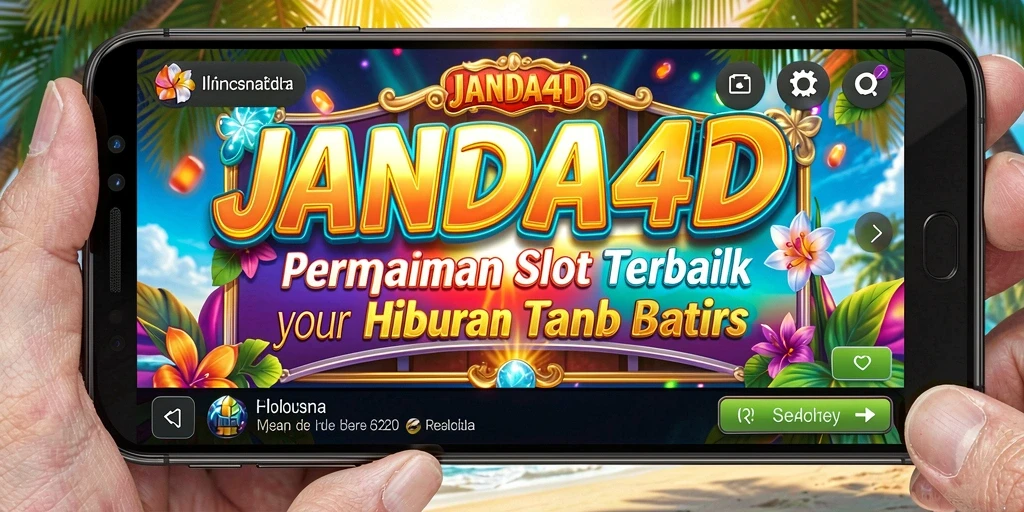 Tampilan gameplay seru dan menarik dari JANDA4D Slot.