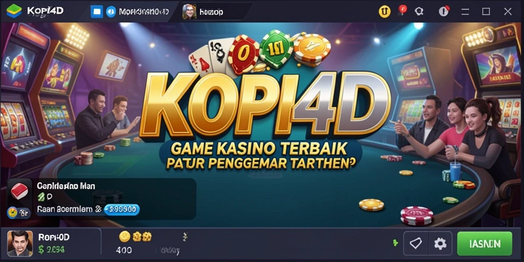 Tampilan gameplay seru dalam KOPI4D dengan dealer langsung yang interaktif.