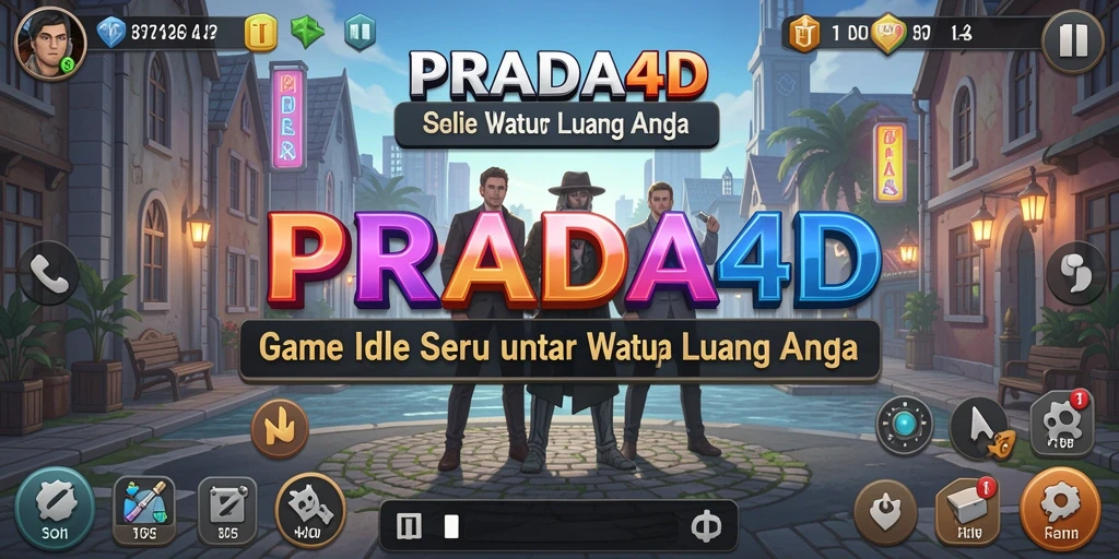 Tampilan gameplay <strong>PRADA4D</strong> dengan elemen idle yang menarik.