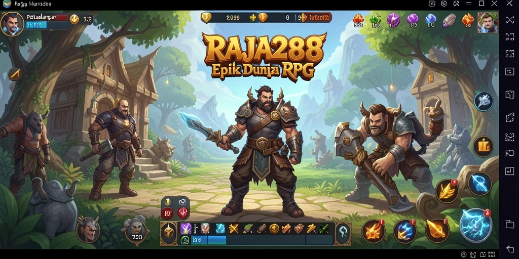 Tampilan gameplay menarik dan mendebarkan di dunia <strong>RAJA288</strong>.