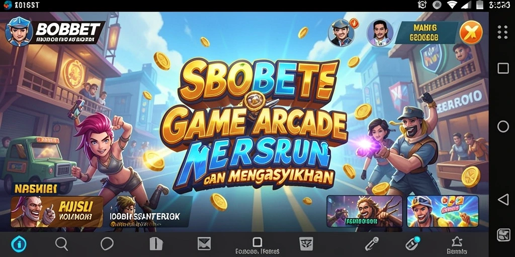 Screenshot SBOBET menampilkan gameplay Arcade yang seru dan penuh aksi.