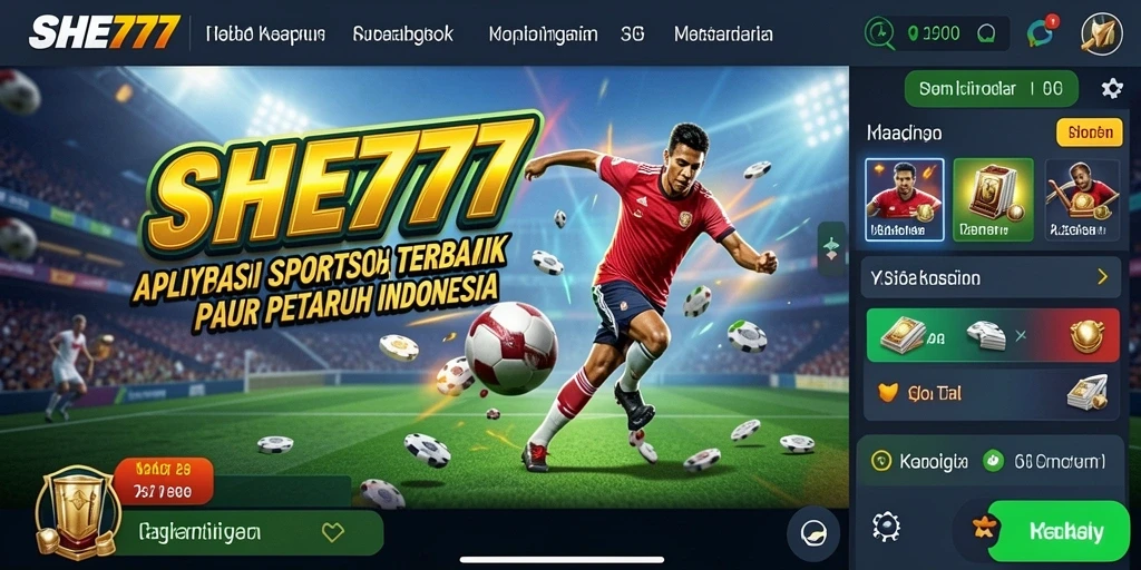 Tangkapan layar tampilan permainan Sportsbook yang menarik dari SHE777.