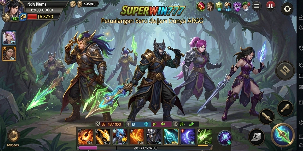 Tampilan gameplay SUPERWIN777 yang seru dan mendebarkan dalam dunia ARPG.
