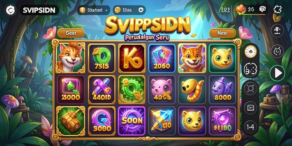 Tampilan menarik dari gameplay slot SVIPSIDN yang mengasyikkan.