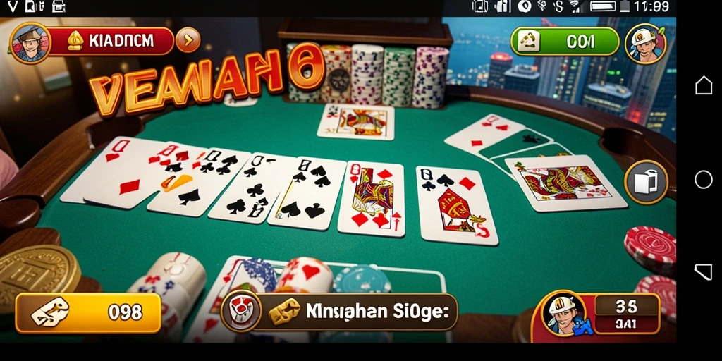 Tampilan gameplay V98 yang seru dan interaktif.